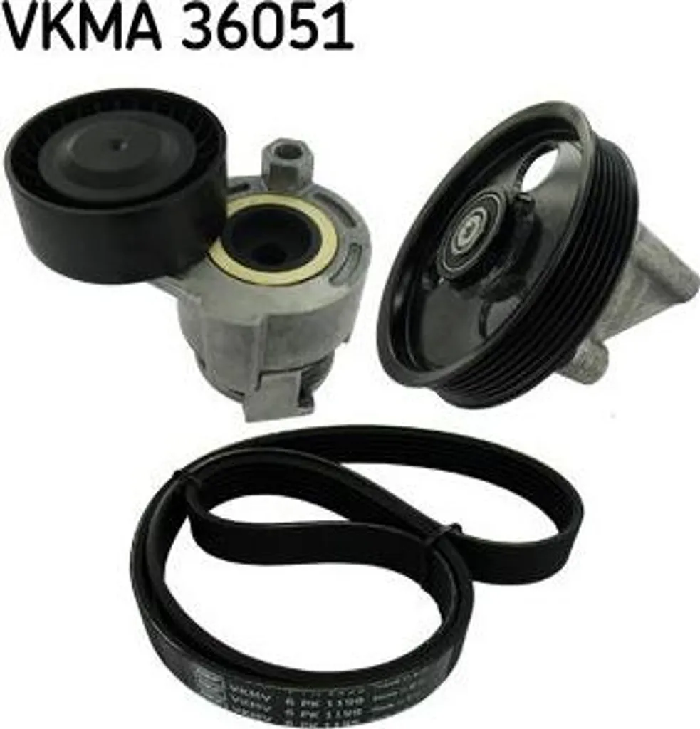 Courroie trapézoïdale SKF VKMA36051 pour Clio et Megane