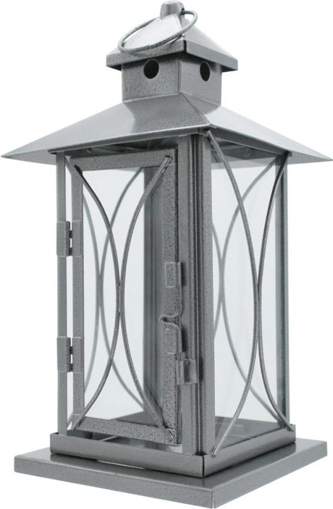 Grablaterne aus Stahlblech 25 cm silber Produktbild 