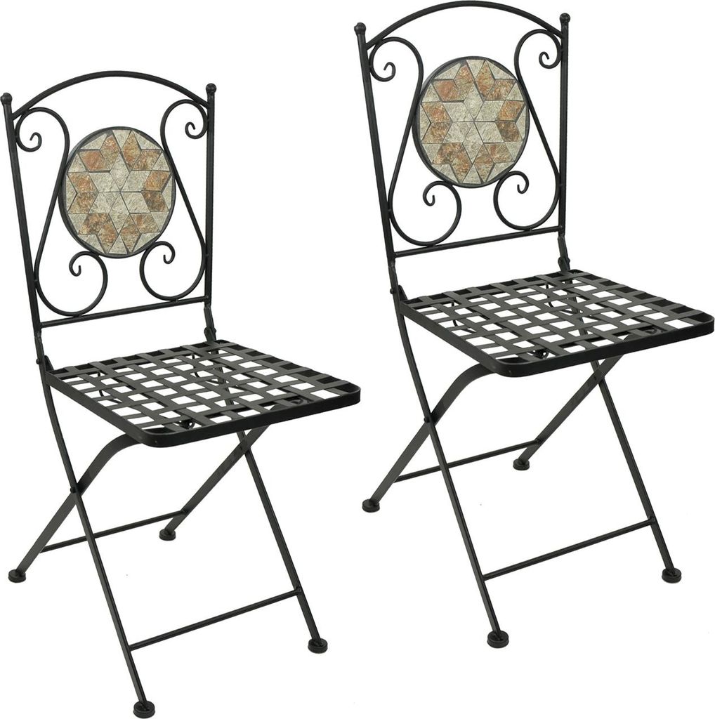 Metallstuhl 2er Set Marokko HTI-Line