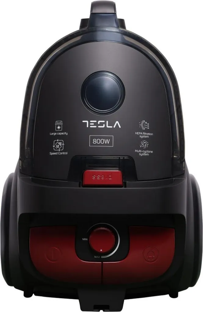Aspirateur traineau sans sac cyclonique Tesla 800W idéal sols durs/tapis