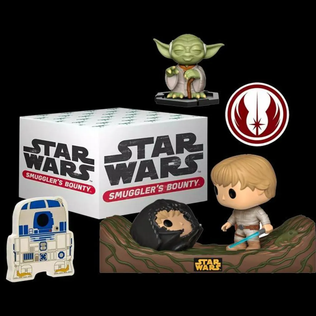 Pack Funko POP Star Wars 284 Dagobah Face-Off objet de collection rare