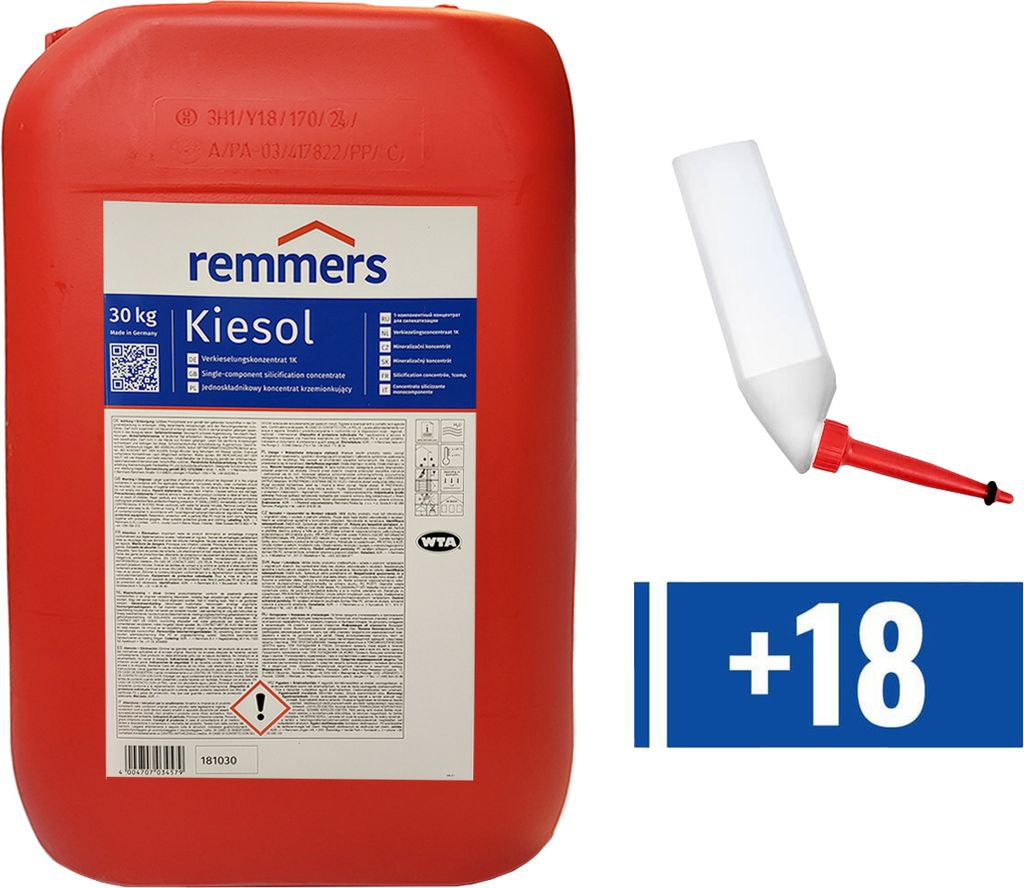 Set REMMERS KIESOL 30 KG Verkieselung Abdichtung + 18 Produktbild 