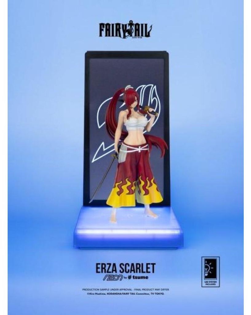 Figurine Fairy Tail Neon 1/9 Erza Scarlet 25 cm Image du produit 