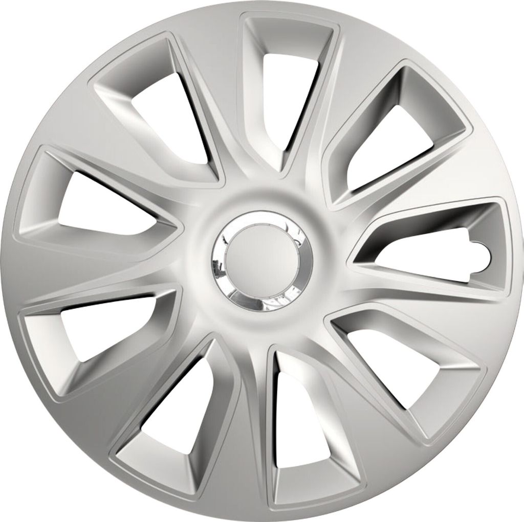 VERSACO | Radkappen Radzierblenden Stratos RC 15" Silber Produktbild 