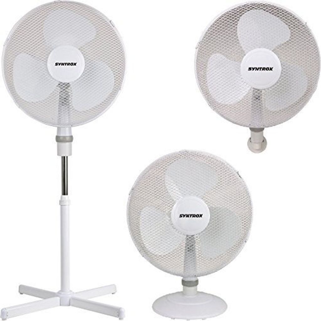 Syntrox 3v1 podstavný ventilátor stolní ventilátor nástěnný Obrázek produktu 