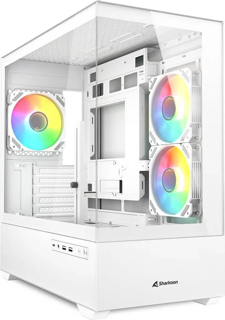 Sharkoon MK6 RGB Nero Case mATX con Supporto BTF e Vetro Panoramico