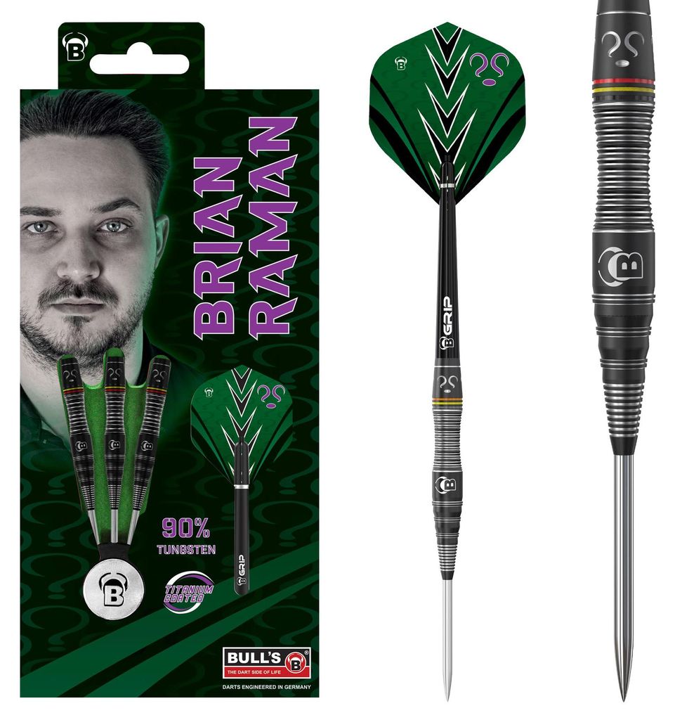 BULL'S Brian Raman Steel Dart - 26g -- 1 Satz Produktbild 