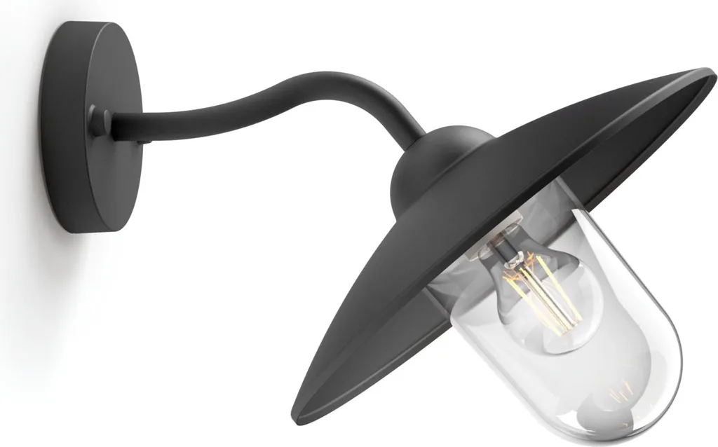 Luminaire extérieur étanche IP44 Philips Hammock E27 Noir Métal