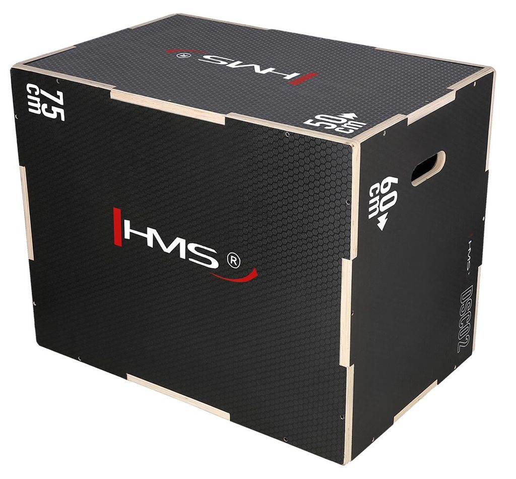 Skrzynia plyometryczna HMS wzmocniona 750x600x500 mm do Zdjęcie produktu 