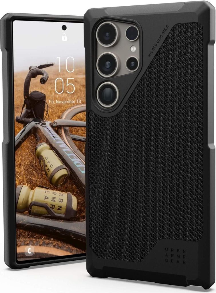 Urban Armor Gear Metropolis LT, Cover, Samsung, Galaxy S24 Ultra, 17,3 cm (6.8"), Schwarz