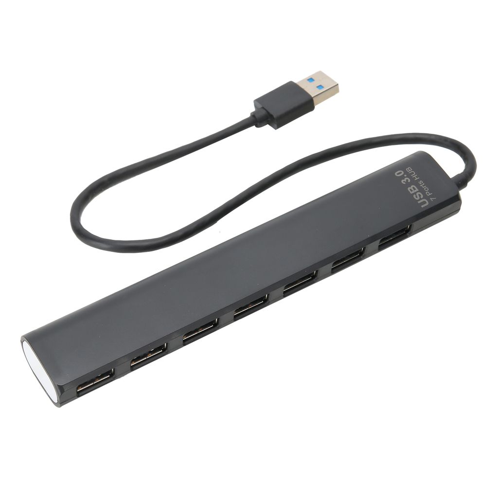 USB 3.0 Hub Schwarz 7 In 1 High Speed ​​Übertragung Produktbild 