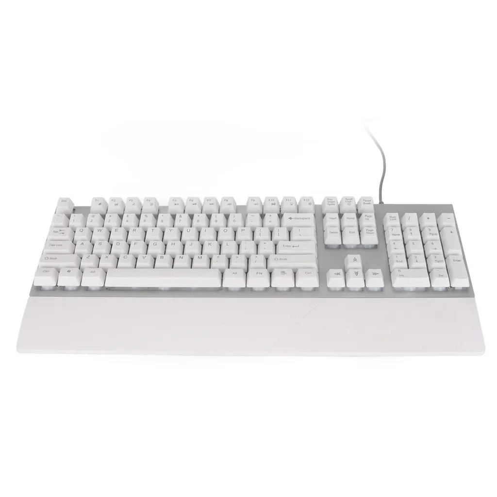 Clavier mécanique filaire RVB anti-fatigue à touches rétroéclairées
