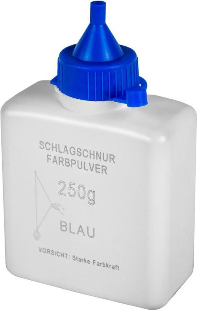 Dönges Dönges Schlagschnurfarbe / Farbpulverflasche, 250g, Blau (Schlagschnurkreide)