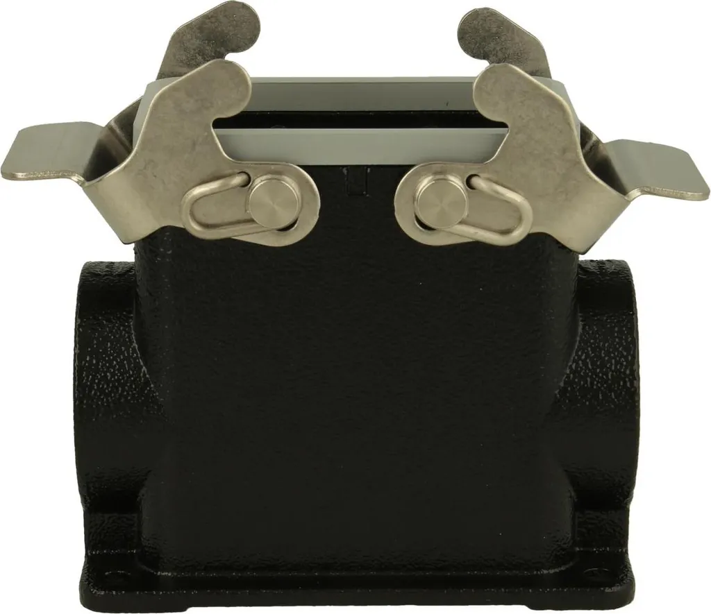 Boîtier Harting Han 10B M sortie 2xM32 avec étriers transversaux IP65