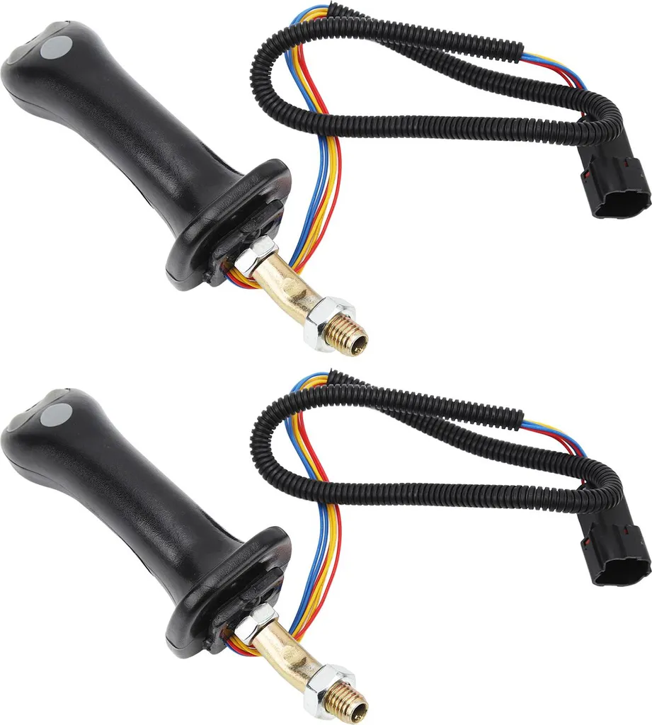 Poignées de manette de pelle pour Doosan DX150 DX225 en alliage, 2 pièces