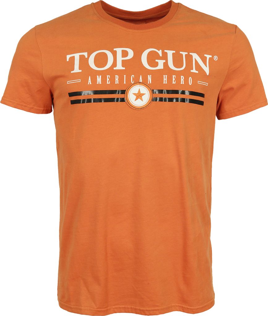 Top Gun T-Shirt TG20201130 Herren orange 3XL