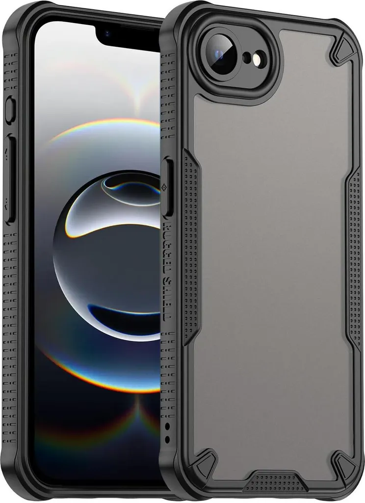 Custodia Phonesta iPhone 16e Shockproof Armor Semi-Trasparente