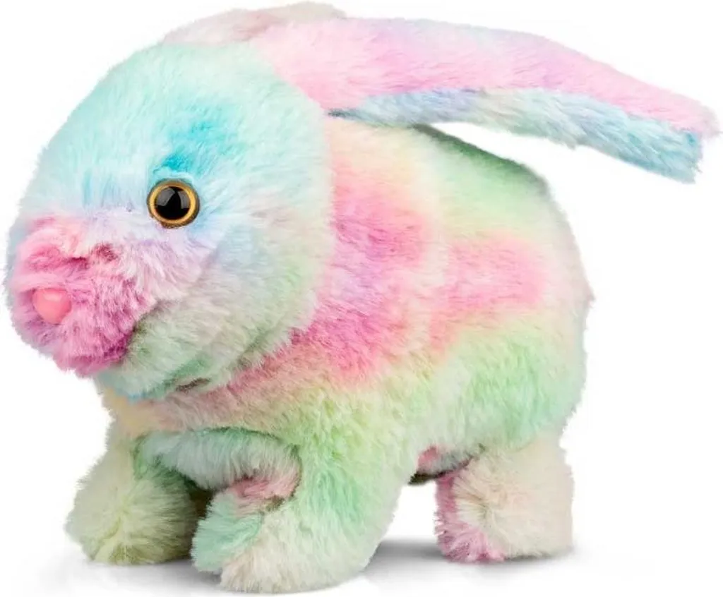 Peluche Lapin Multicolore Animigos Magic Rainbow Bunny Douceur 22cm - 2