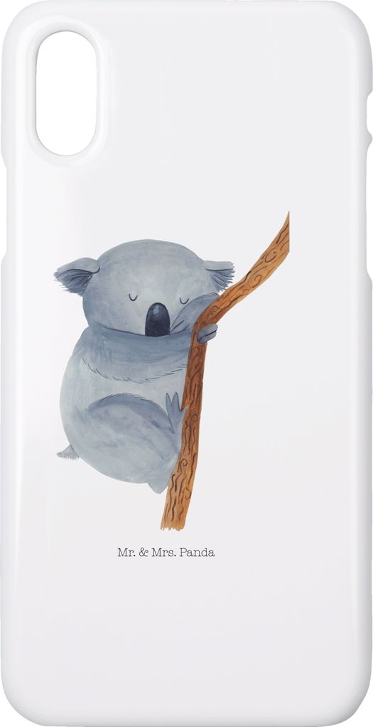 Mr. & Mrs. Panda Iphone 10 Handyhülle Koalabär - Weiß - Geschenk, Hülle, Träumen, Lustige Sprüche, Traum, X, Bär, schlafen, Schlafzimmer, Ko...