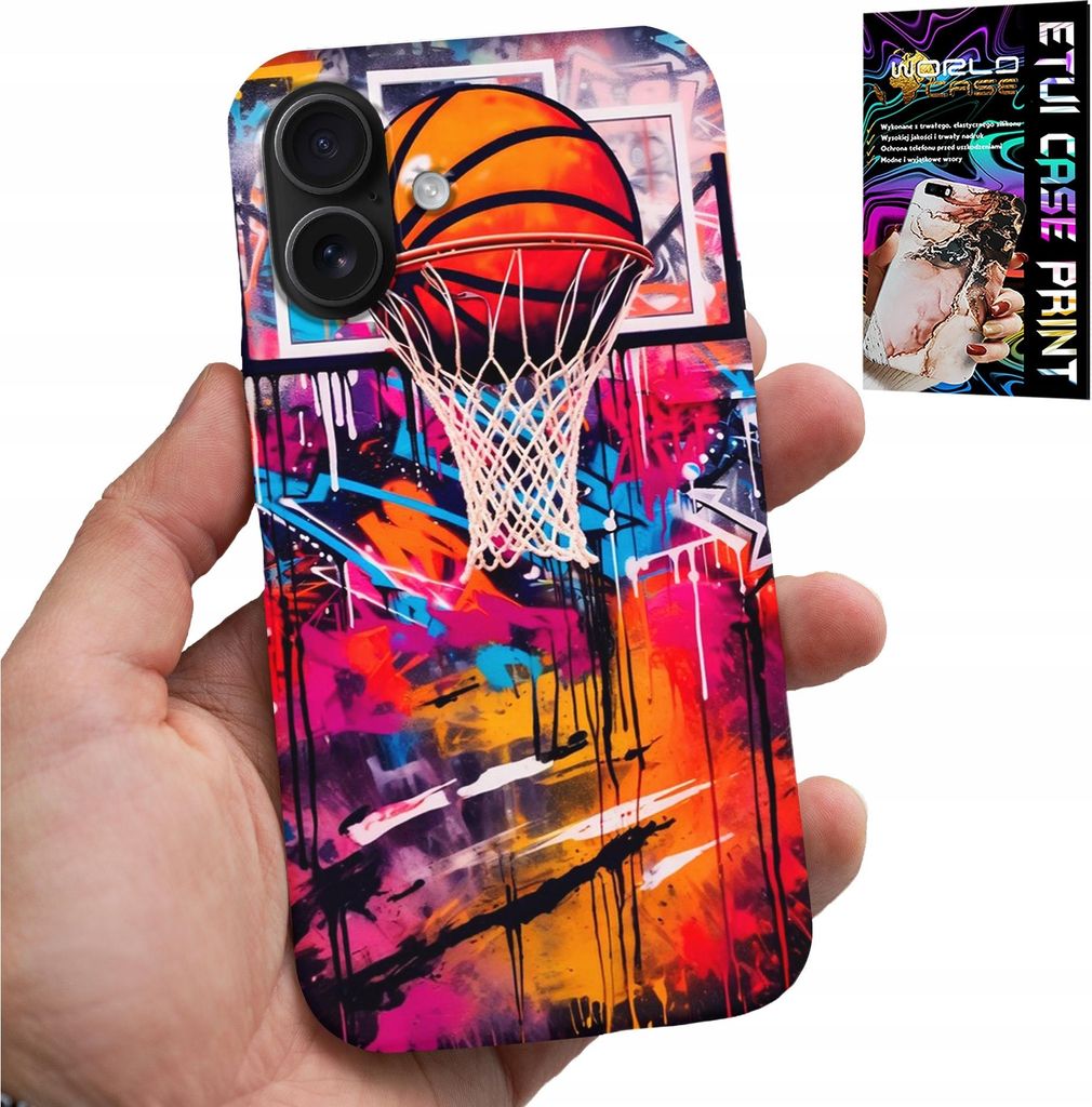 Fall Für Iphone 16 - Basketball Nba Strasse Graffiti Korb Fan