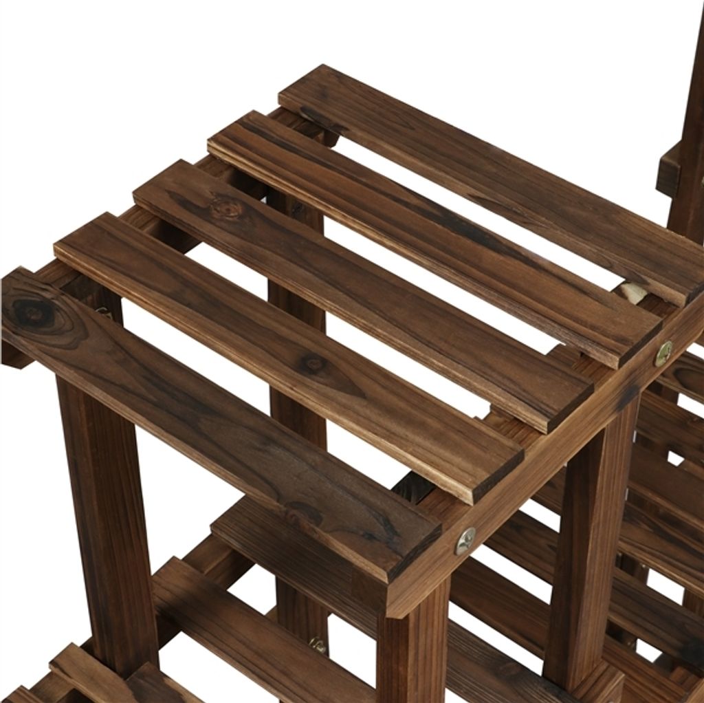 Yaheetech Pflanzenregal Blumenregal Outdoor Blumentreppe Produktbild 9