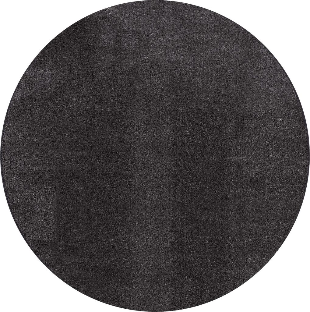 Teppich Kurzflor Weich Wohnzimmerteppich Anti-Rutsch, 160x160 cm