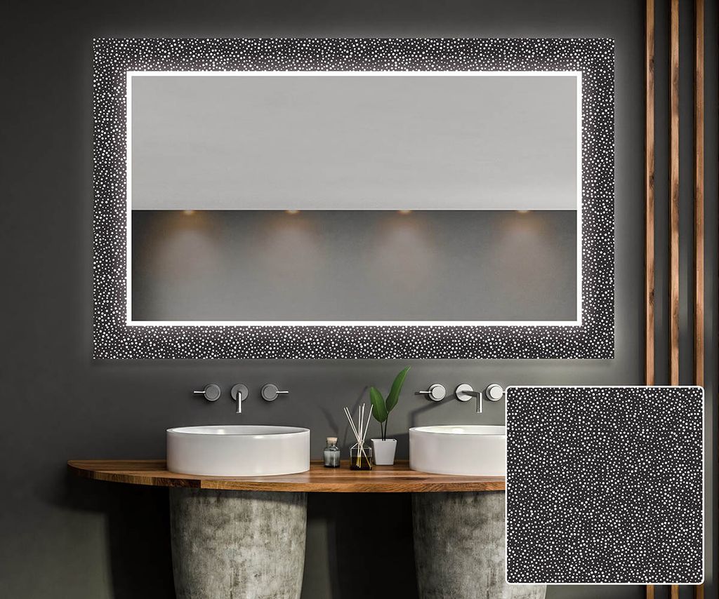 Artforma Dekorativer Spiegel mit LED-Beleuchtung 80x180 cm Produktbild 