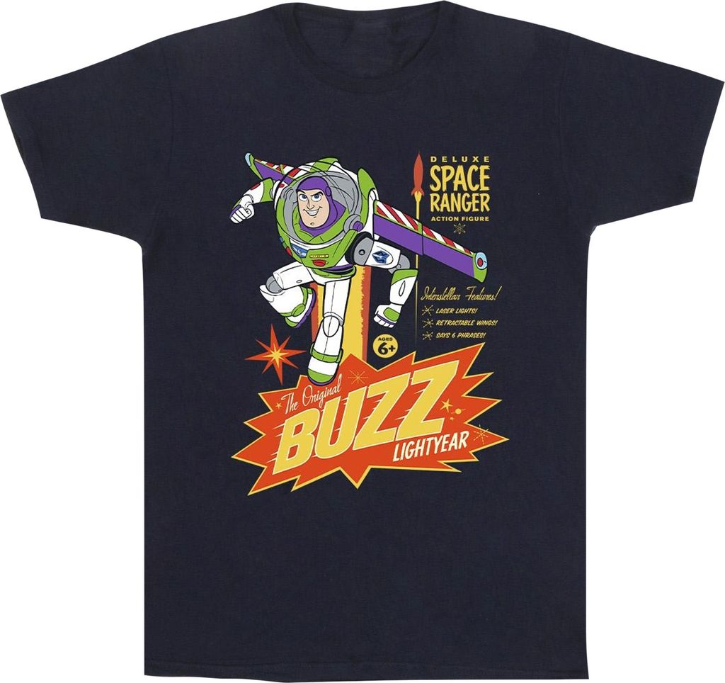 Disney - "Toy Story Lightyear" T-Shirt für Herren BI52247 (M) (Marineblau)