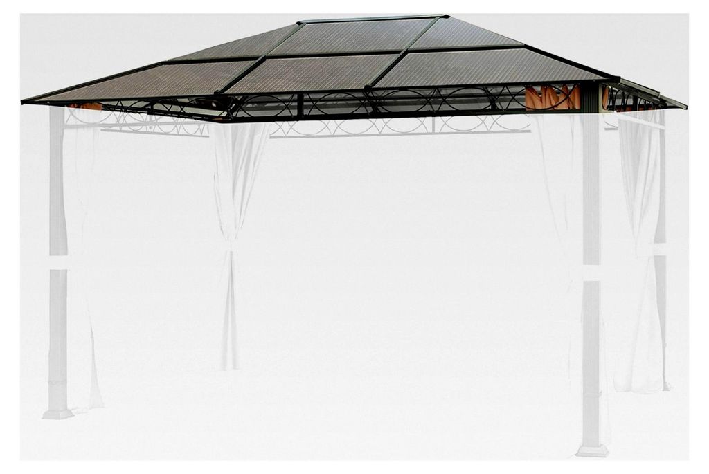Ersatzdachplatten 3x4 m Hardtop ca. 6 mm Polycarbonatplatten für Rendezvous Deluxe