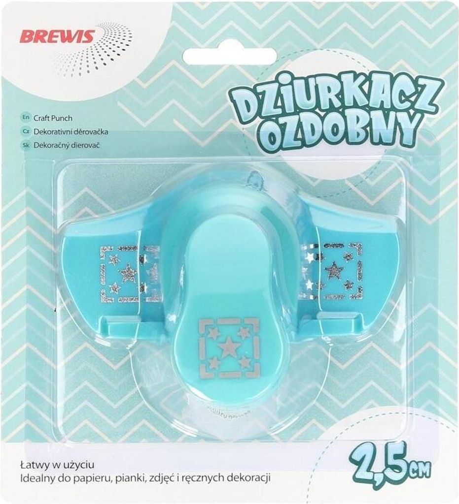 Dziurkacz ozdobny brzegowy - Gwiazdka 2,5cm