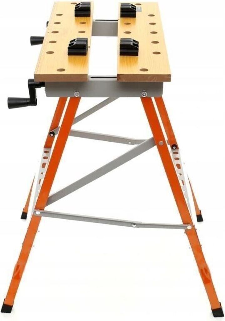Klappbare Werkbank Tragkraft 100 kg Maß- und Winkelskala 60x63x78 cm 10939