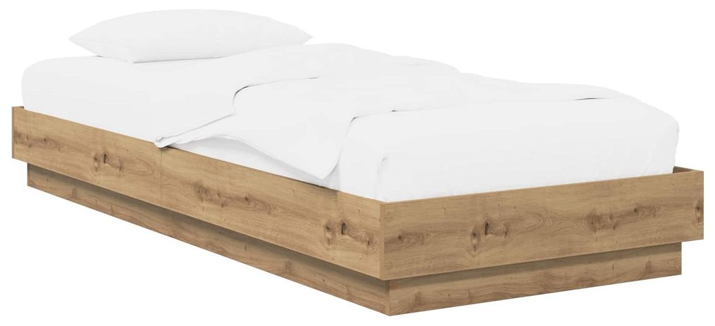 Maison Exclusive - Bodenbettgestell Artisan-Eiche 80 x 200 cm Holzwerkstoff