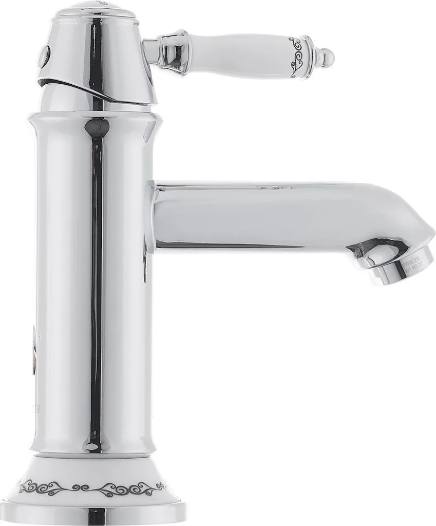 Rubinetto Lavabo SAT Nostalgia Miscelatore Monocomando Cromo Retrò - 5