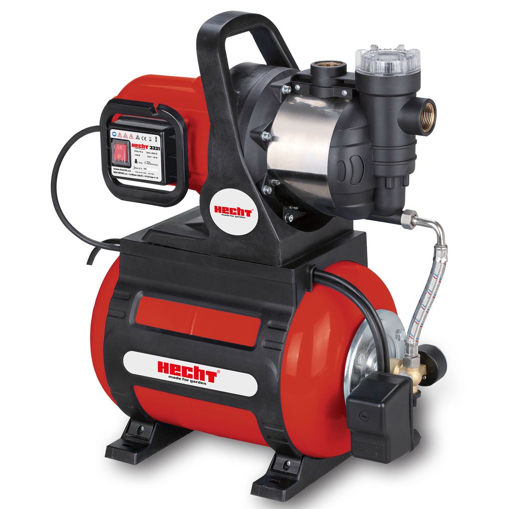 HECHT 3331 Hauswasserwerk | 1100W | 4600 l/h | 4,5bar | 8m Produktbild 