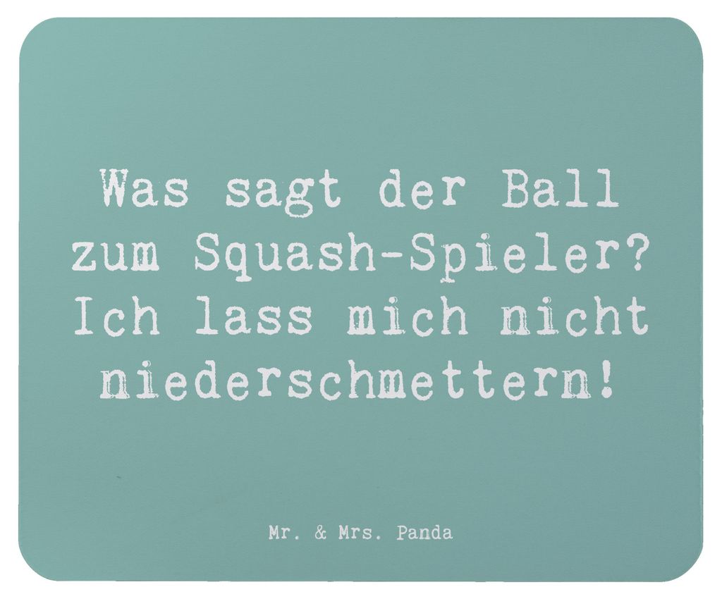 Mr. & Mrs. Panda Mouse Pad Spruch Squash Humor - Meeresbrise - Geschenk, Mousepad, Strategische Fähigkeiten, Sport, mauspad laptop, Ball, Sportart...