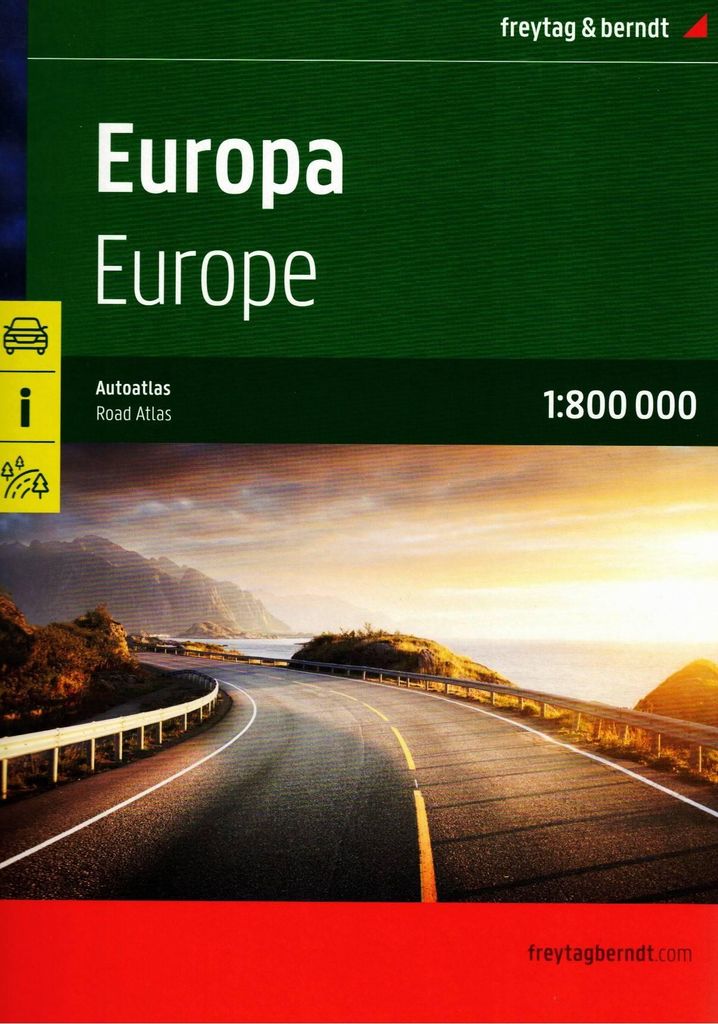 Europa atlas samochodowy, 1:800 000  AKTUALNE WYDANIE 2025 Zdjęcie produktu 
