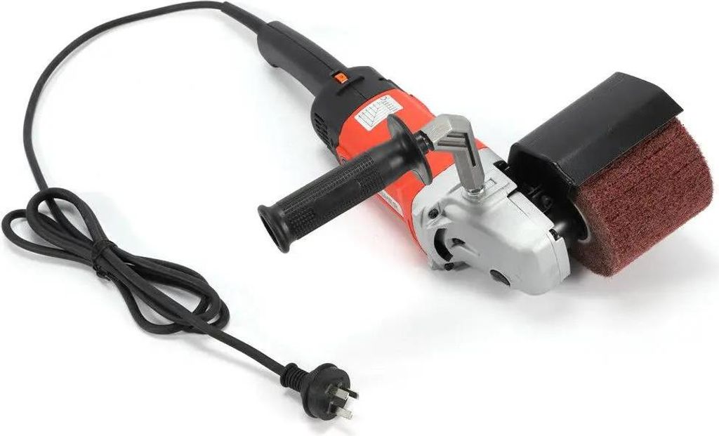 Poliermaschine - Satiniermaschine mit Walze - 1400 W - Bürstenschleifer - Kunststoffgehäuse