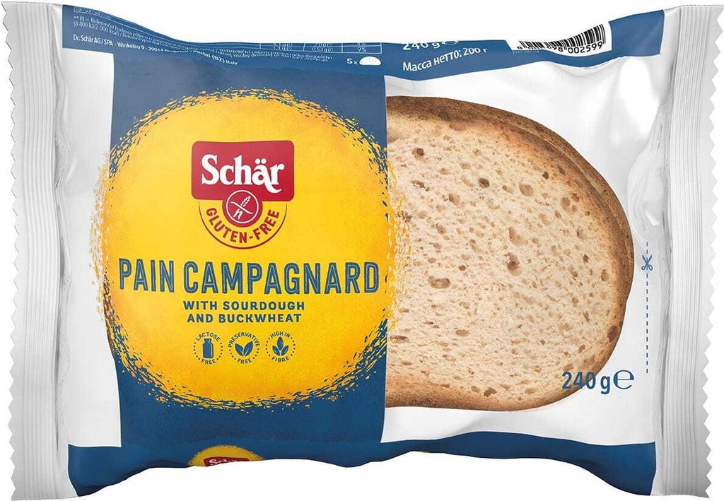 Schar chleb Wiejski krojony bezglutenowy 240 g Immagine del prodotto 