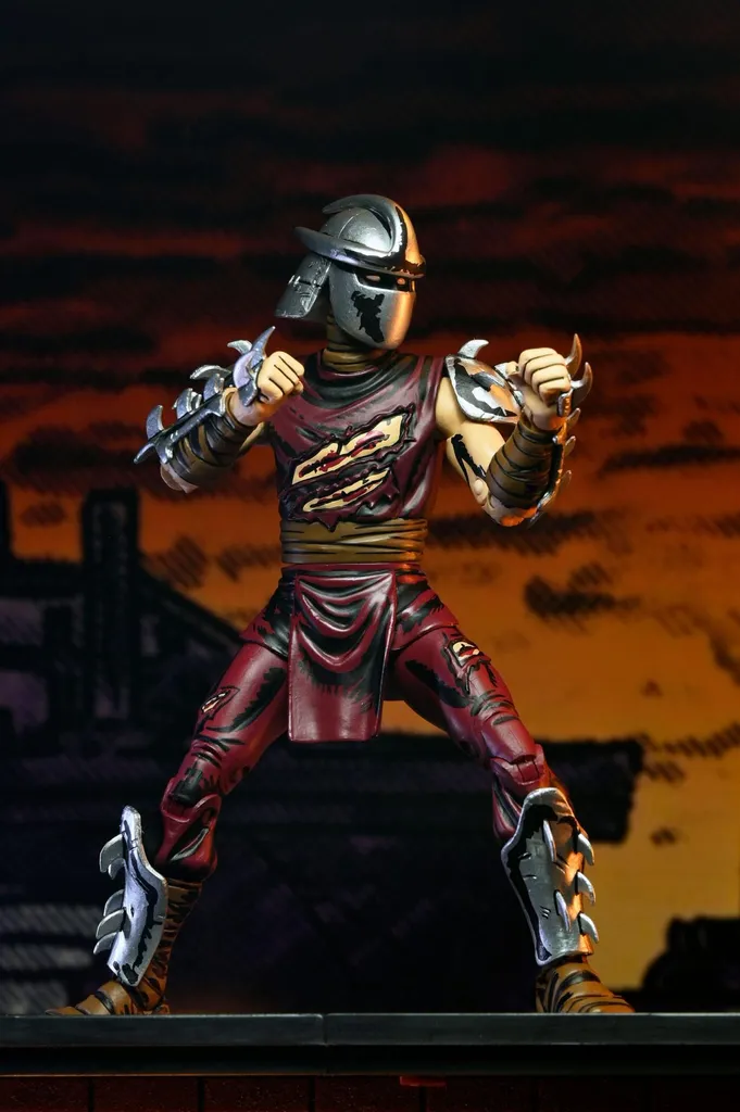 Figurine Shredder pour Diorama TMNT - Version 18 cm Combat Damage - 9