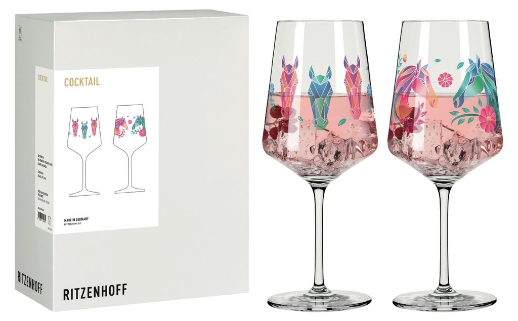 Ritzenhoff Reitgold Cocktailglas-Set #7 #8 544 ml Produktbild 