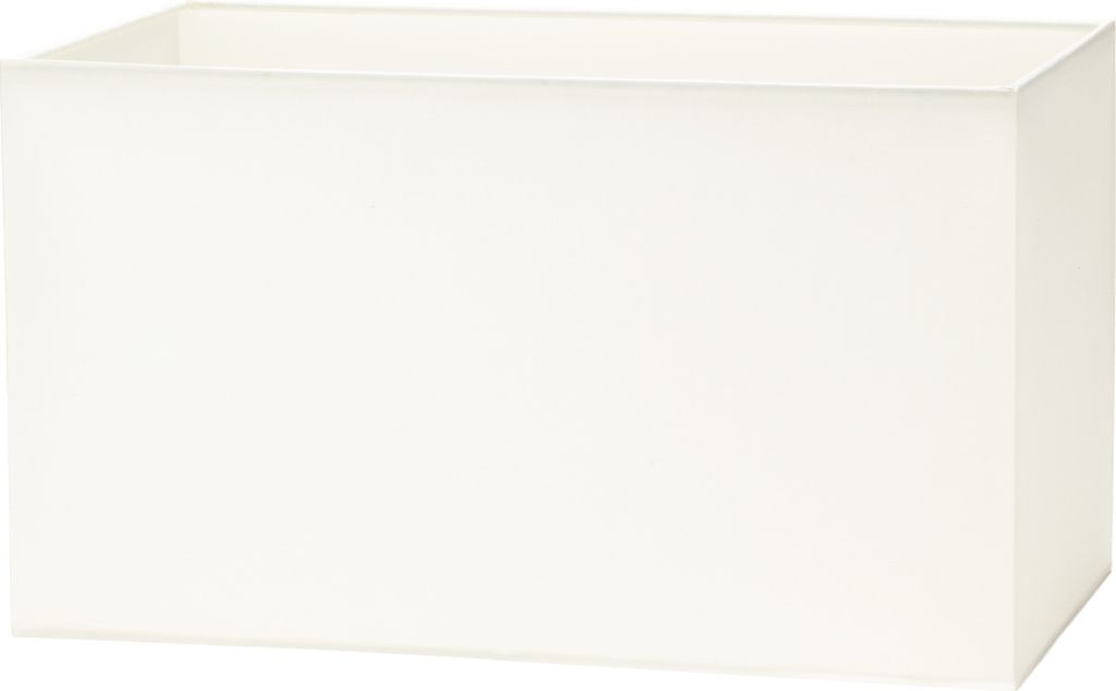 Lampenschirm rechteckig, creme, 40x22x24cm Produktbild 