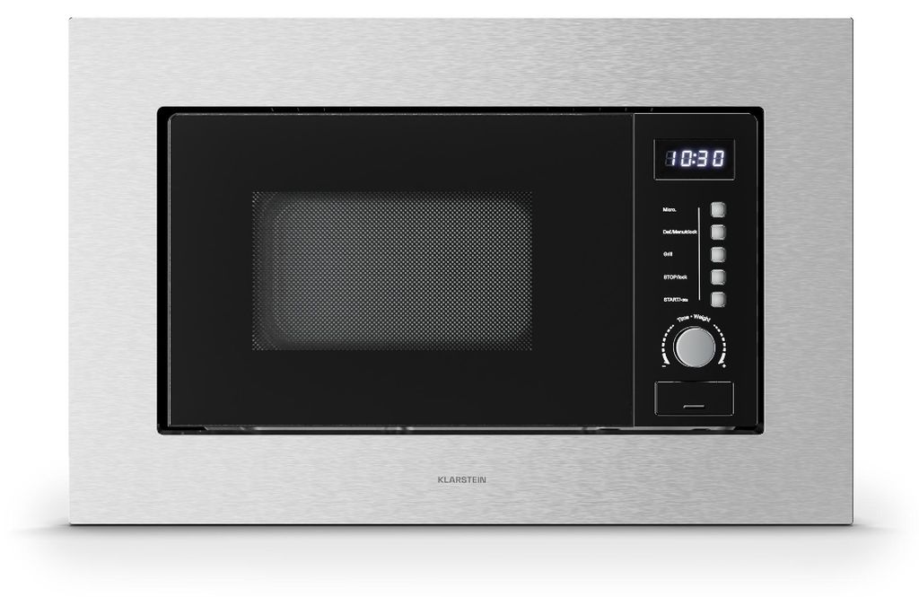 Klarstein Verosteel Einbaumikrowelle 60 cm mit Grill – 20L, Produktbild 