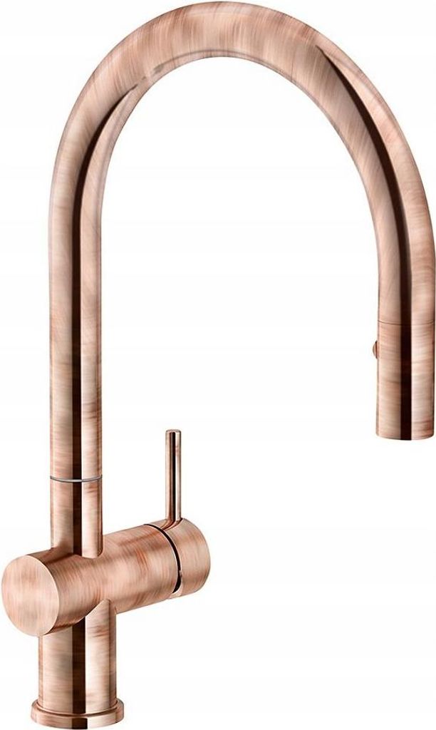 Franke 115.0554.707 Küchenarmatur Kupfer Hochdruck mit Auszugsbrause