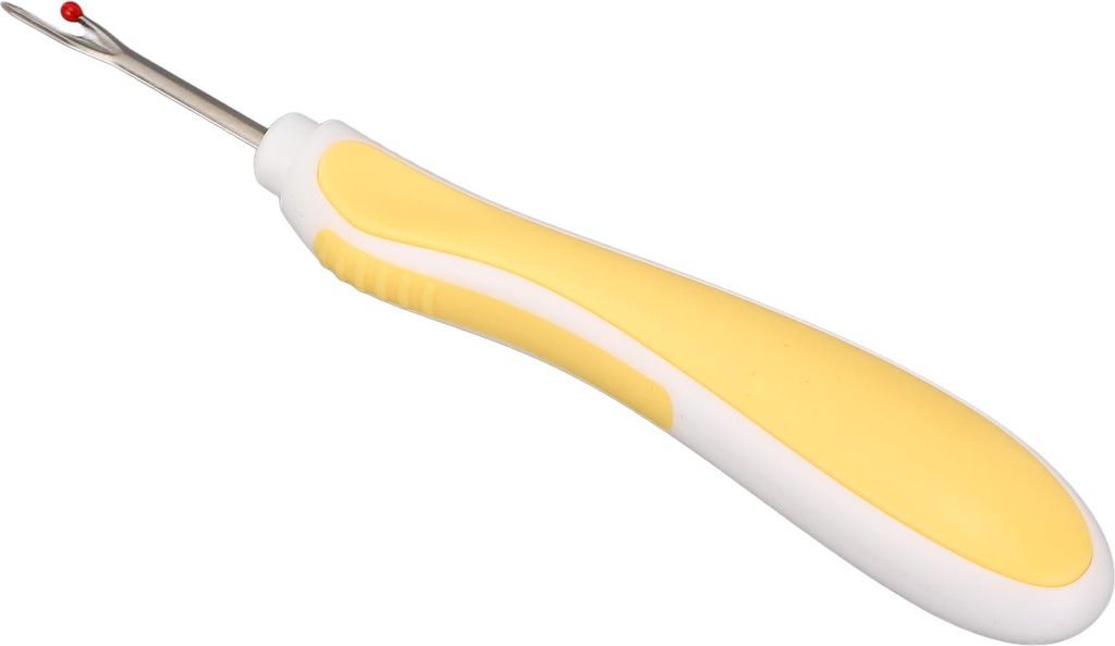 Naht Ripper Ergonomic Silicon Griff Arbeitssparnähstichentherover -Faden ungerichter Gelb
