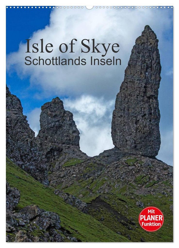 Isle of Skye - Schottlands Inseln - Familienplaner (Wandkalender 2027 DIN A2 hoch), CALVENDO Monatskalender