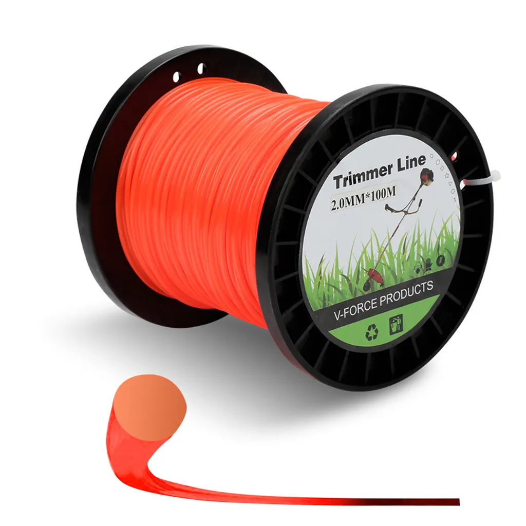 Jopassy Filo Decespugliatore 2mm 100m - Nylon Tondo Resistente Professionale