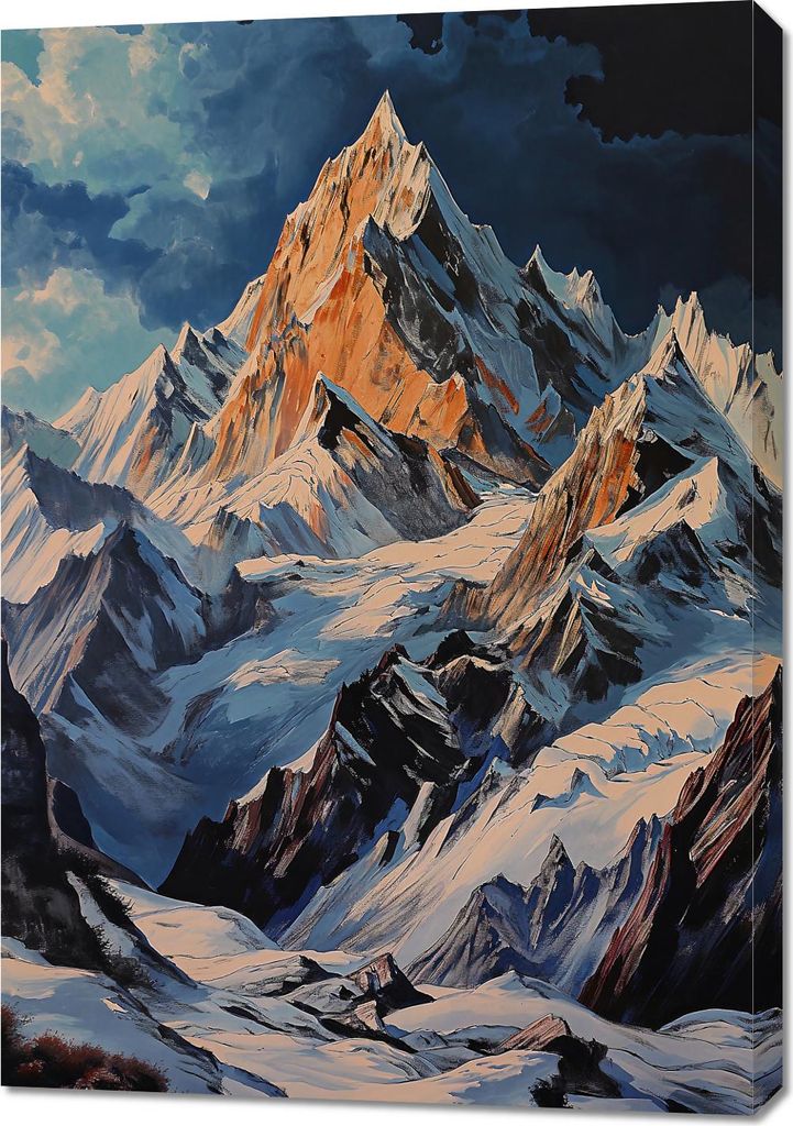 Bild 70x100cm Hügel Majestät der Momente