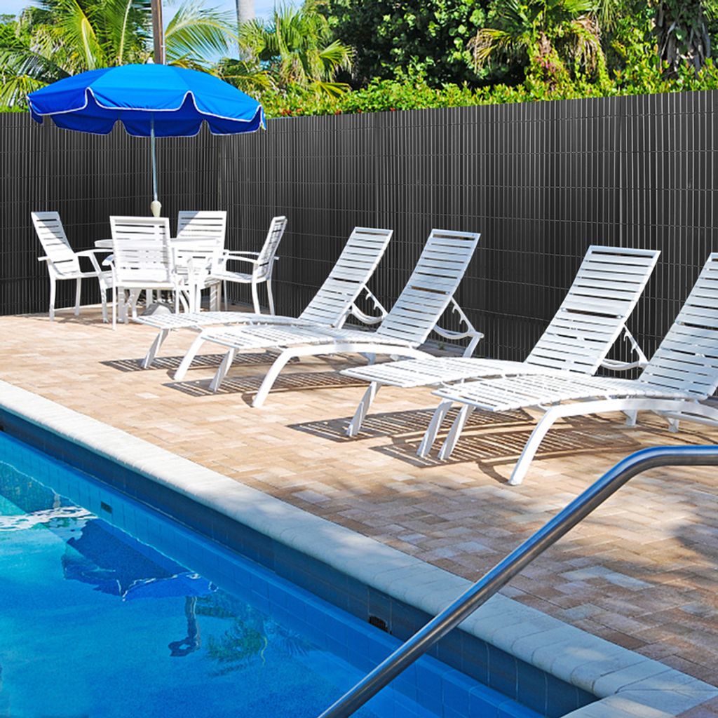 Jiubiaz Sichtschutzmatte PVC Sichtschutz Garten Produktbild 5