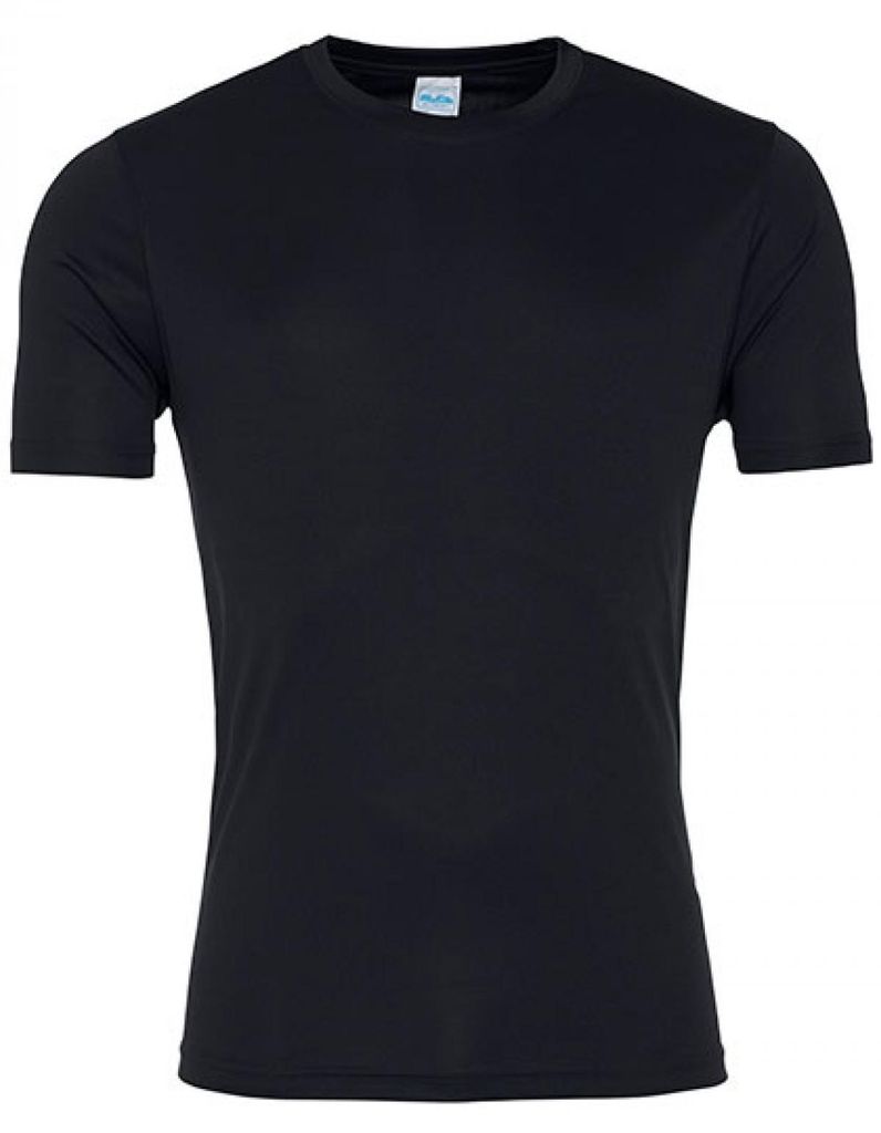 Just Cool JC020 | Herren Cool Smooth T / UV-Schutzfaktor 30+ - Farbe: Jet Black - Größe: XL