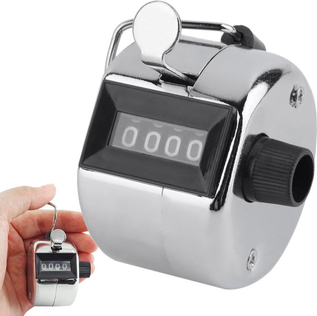 Mechanischer Schrittzähler mit manuellem Zähler